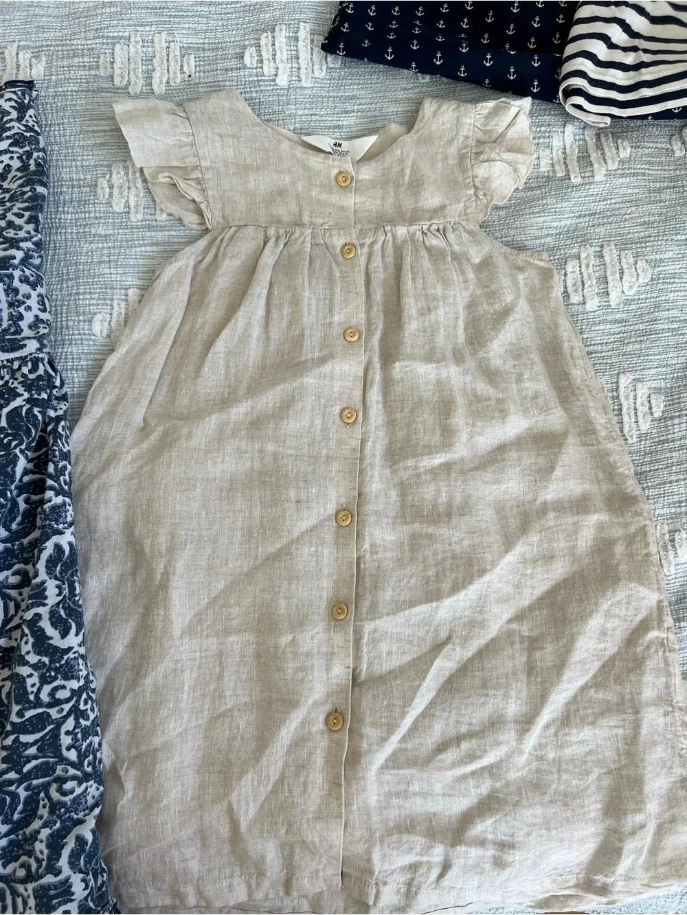 Crewcuts Navy Dress with White Anchor Print and other preppy nautical items